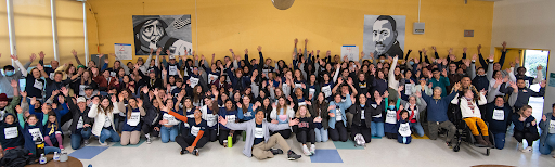 MLK day of service at Mission Bay High School